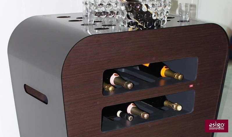 Esigo's wine service trolley