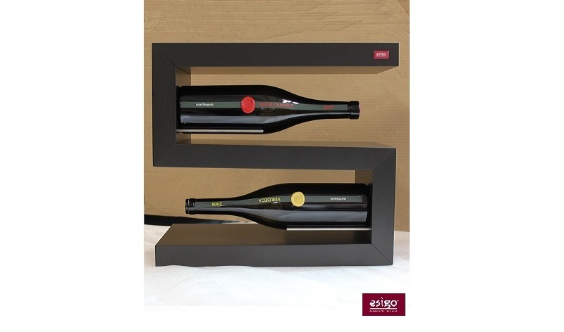 Esigo 12 tabletop wine bottles holder