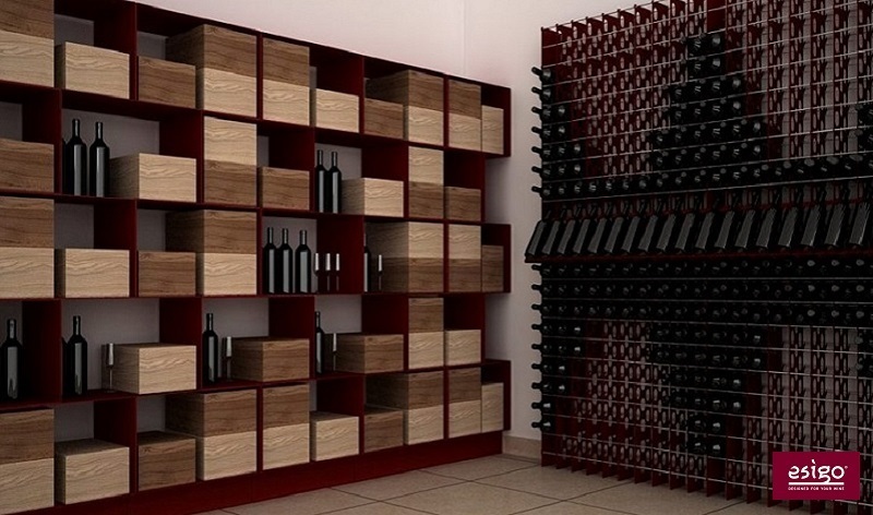 Esigo 2 Box wine cabinet