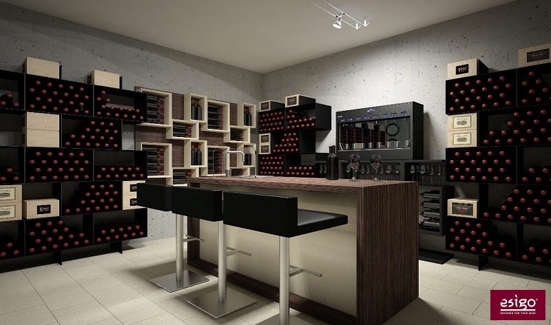 Esigo wine cellar furniture - Box version