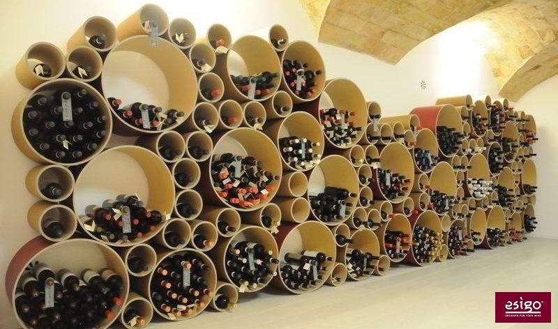 Wine storage racks for wineries retail store furniture