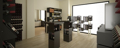 Wine shop furniture Esigo